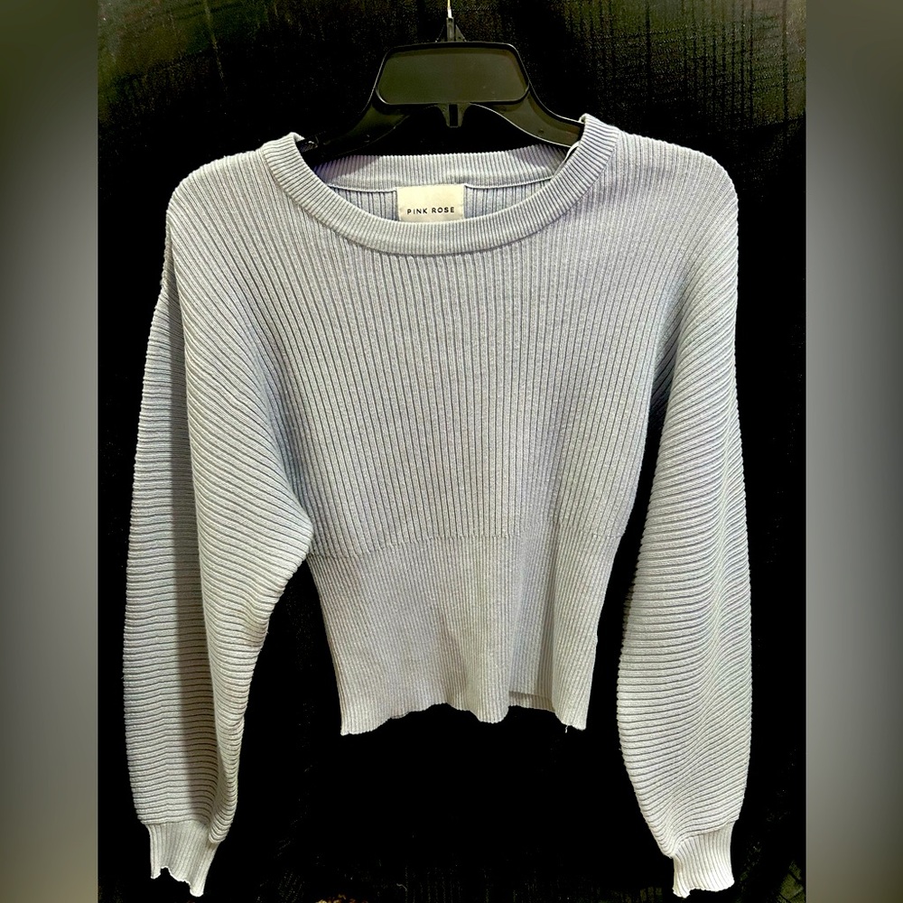 Sweater long Sleeve Light Blue. size XS